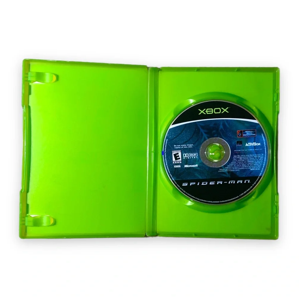 Spider-Man (Microsoft Xbox, 2002) No Manual